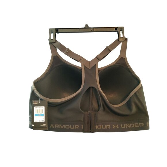 Under Armour Womens Black Sports Bra Compression Fit 44DDD - Picture 2 of 6